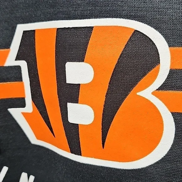 Cincinnati Bengals Pullover Gray and Orange Men's‎ Hoodie Medium New - Picture 3 of 8